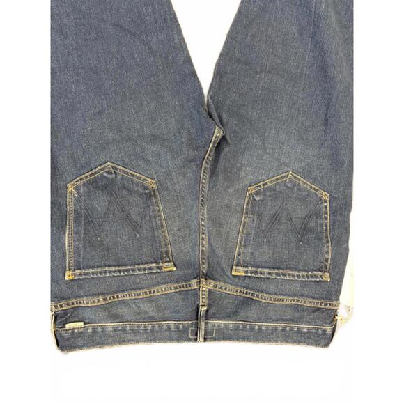 NWT New MOTHER Jeans The Saint in Violets are Blue Cropped High-Rise Size 32 - Picture 5 of 5